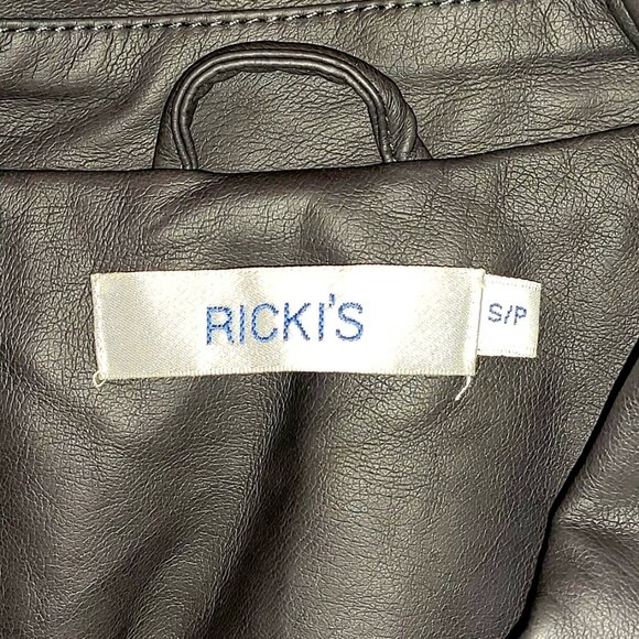 S | Ricki's | Asymmetrical-Zip Faux Leather Moto Jacket - Picture 5 of 6